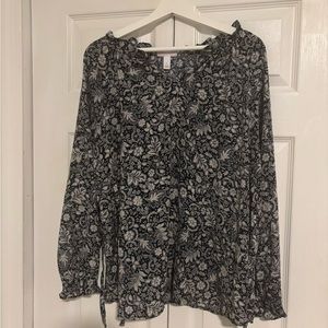Floral Maternity shirt from Isabel brand